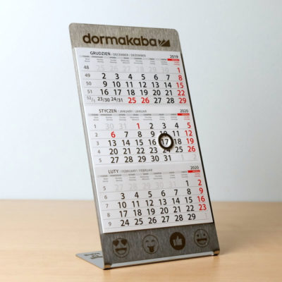 Kalendarz biurkowy: Dormakaba