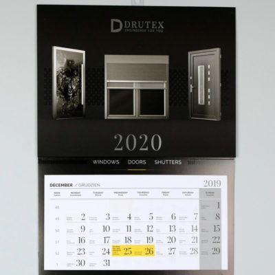 Kalendarze dzielne: Drutex