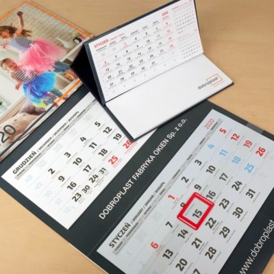 Zestaw kalendarzy: Dobroplast