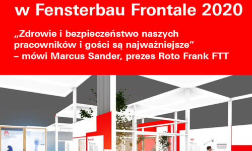 Roto odwołuje udział w Fensterbau Frontale 2020