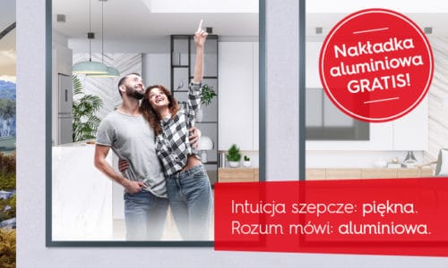 Nakładka aluminiowa gratis do wybranych okien Internorm