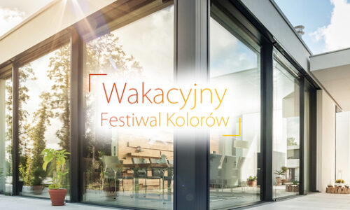 Wakacyjny festiwal kolorów w promocji na okna firmy PAGEN