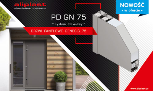 Aliplast prezentuje nowe drzwi drzwi panelowe Genesis 75