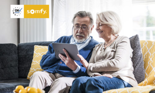 Technologia smart home Somfy z certyfikatem OK Senior