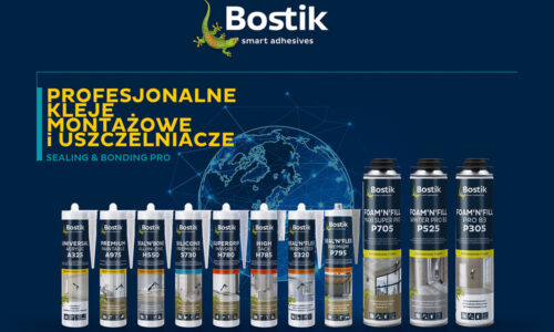 Bostik Sealing & Bonding Pro – nowa linia klejów i uszczelniaczy