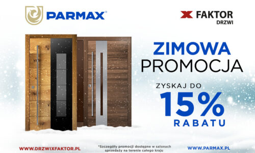 Wyjątkowa oferta na drzwi zewnętrzne Parmax