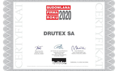 Drutex Budowlaną Firmą Roku