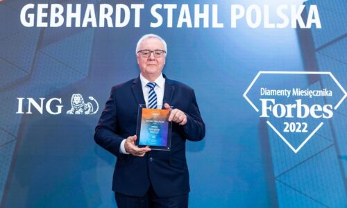 GEBHARDT STAHL POLSKA „Diamentem Forbesa 2022”