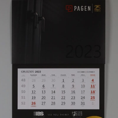 Kalendarz ścienny: Pagen