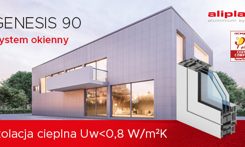 System GENESIS 90 z oferty Aliplast z certyfikatem Passive House Institute w Darmstadt