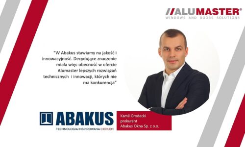 ALUMASTER POLSKA: Rozwiązania progowe w firmie Abakus Okna