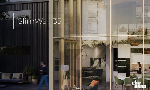 EKO-OKNA: Minimalistyczna fasada SlimWall 35