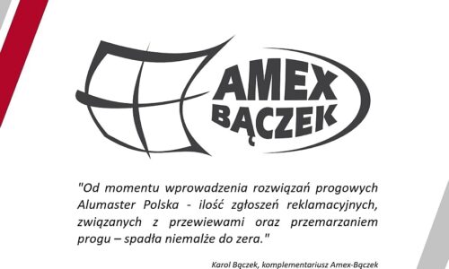 ALUMASTER: Rozwiązania progowe w AMEX-BĄCZEK