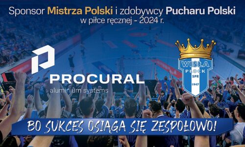 PROCURAL sponsorem SPR Wisły Płock – Mistrza Polski