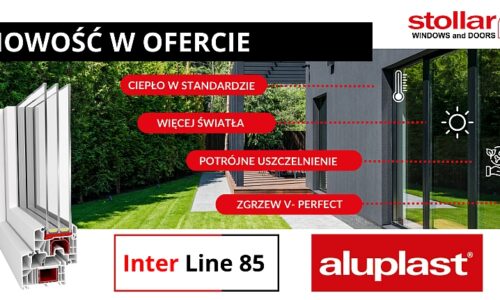 STOLLAR: System okien PVC INTER LINE 85 by Aluplast w ofercie