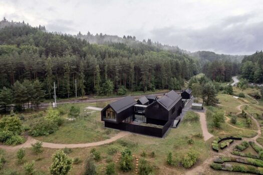 budynek edukacyjny w Leśnym Ogrodzie Botanicznym. Modernizacja roku