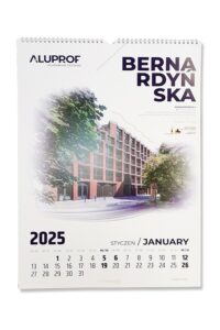 Aluprof kalendarz ścienny 2025