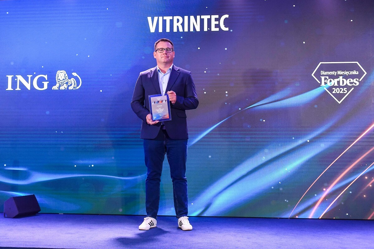Vitrintec utrzymuje tytuł Laureata Diamentów Miesięcznika Forbes Grzegorz Palus