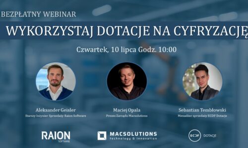 MACSOLUTIONS: Bezpłatny webinar już w czwartek