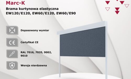 MAŁKOWSKI-MARTECH: Brama kurtynowa Marc-K