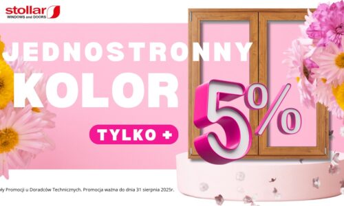 Promocja STOLLAR – Okna PVC w kolorze z dopłatą tylko +5%
