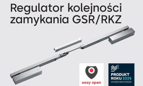 Dormakaba: Regulator kolejności zamykania GSR produktem roku