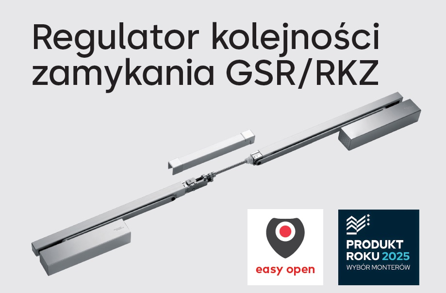 dormakaba Regulator kolejności zamykania produkt roku monter show 2025
