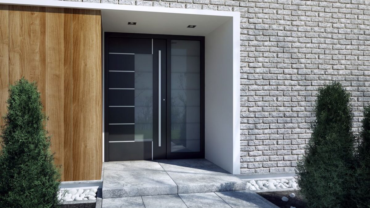 aluminiowe drzwi wejściowe ALUPROF