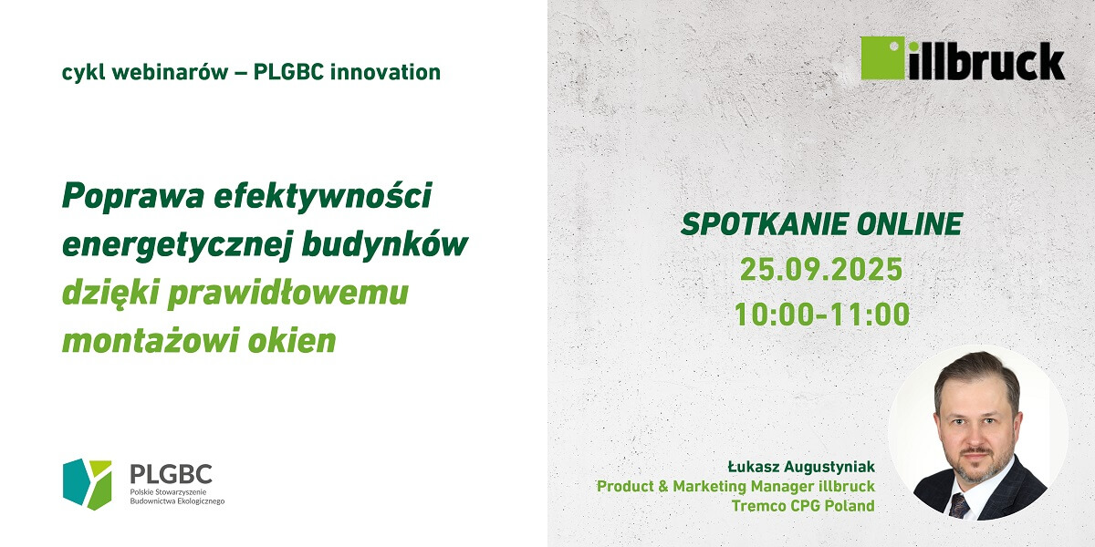 Webinar PLGBC Tremco CPG Poland illbruck IP