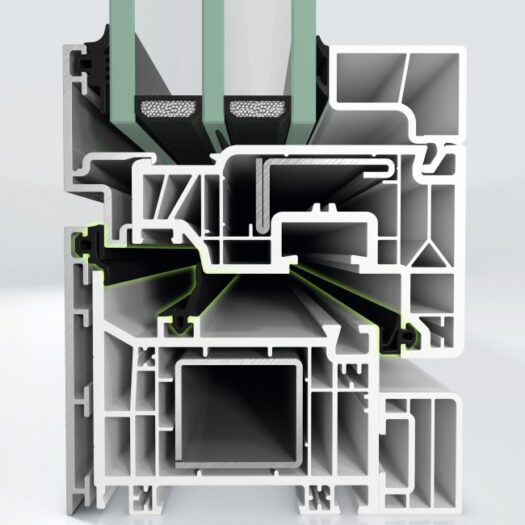 przekroj_schueco_symbiotic_potrojna_uszczelka Schüco