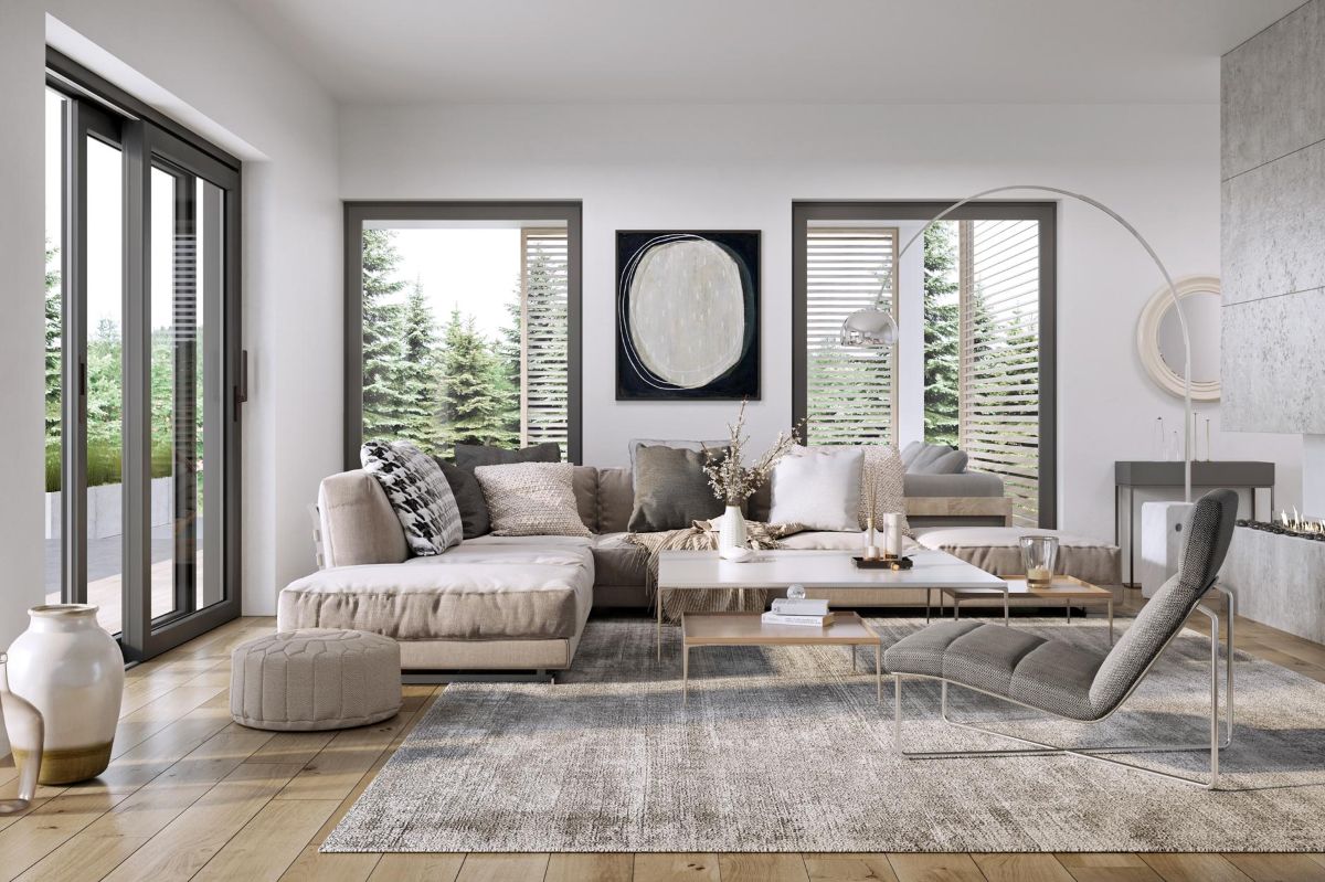 Okna stałe i drzwi tarasowe przesuwne Vetrex. Fot. Vetrex