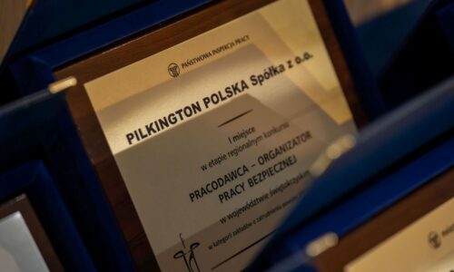 Pilkington z nagrodą „Pracodawca – organizator pracy bezpiecznej”