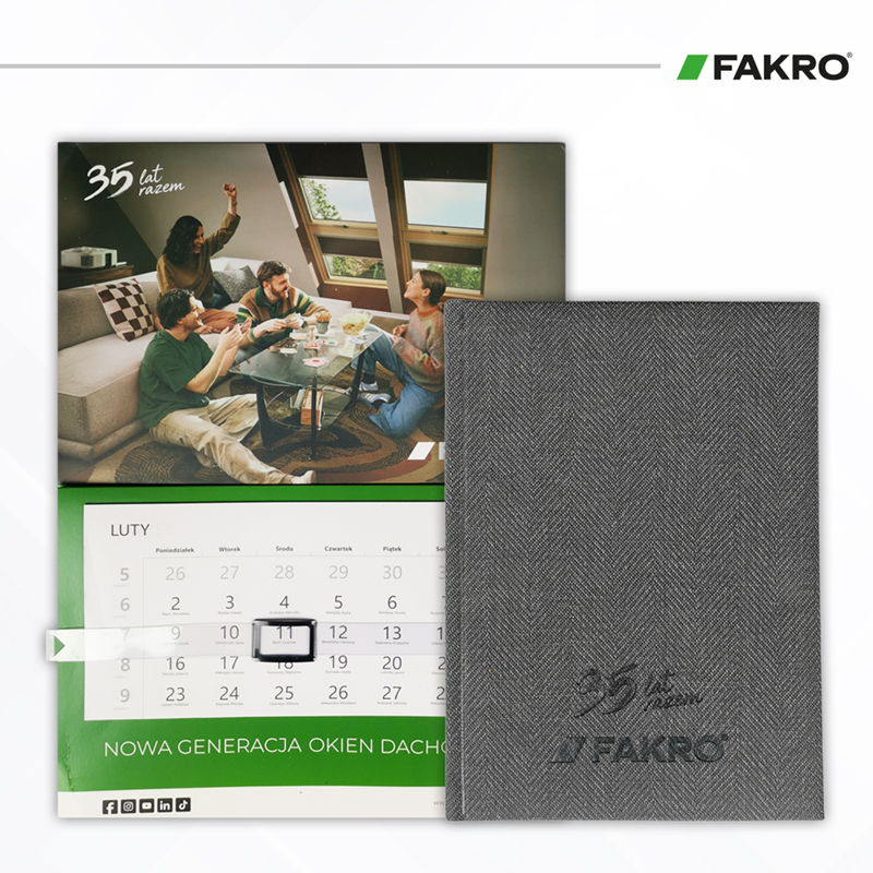 Zestaw kalendarzy 2026 Fakro