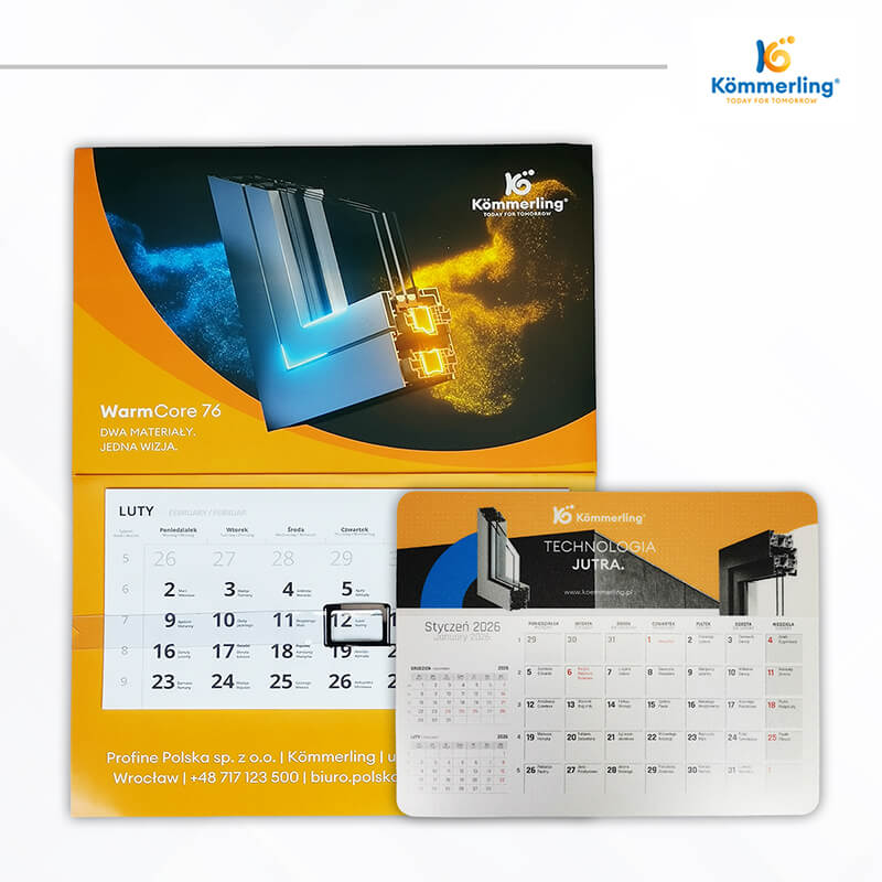 Zestaw kalendarzy 2026 kommerling