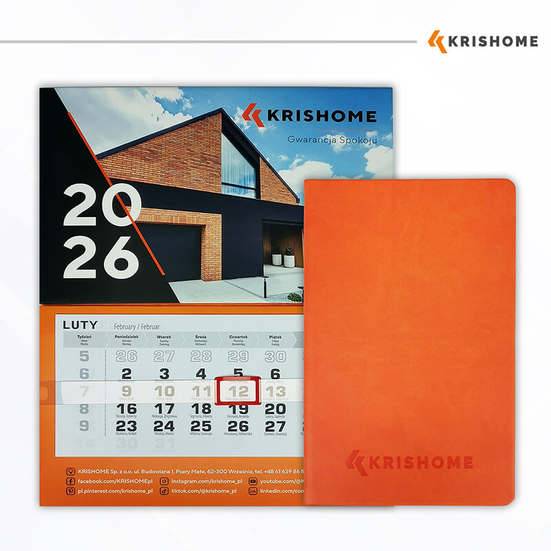 Zestaw kalendarzy 2026 krishome