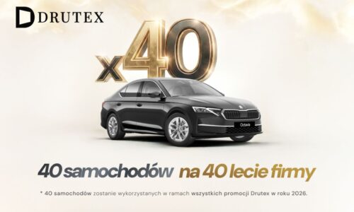 40 samochodów na 40-lecie Drutex – wystartował pierwszy konkurs