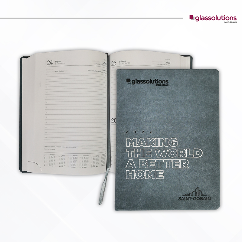 kalendarz książkowy glassolutions 2026