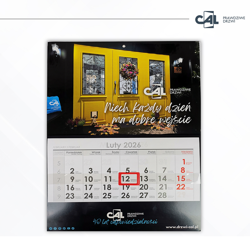 kalendarz ścienny cal 2026