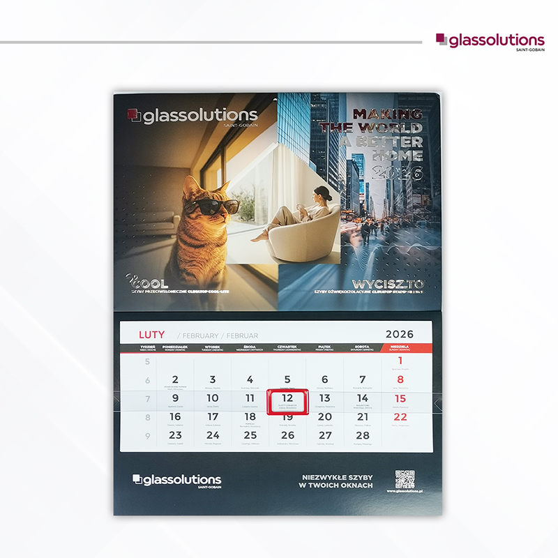 kalendarz ścienny glassolutions 2026