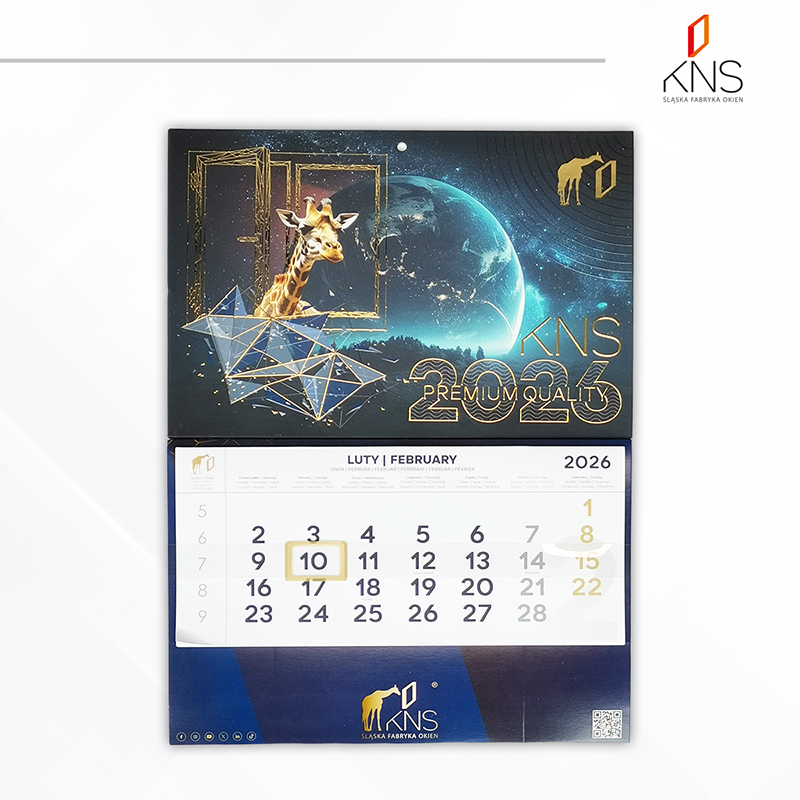 kalendarz ścienny kns śląska fabryka okien 2026