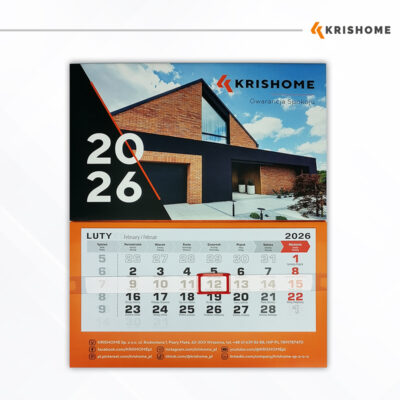 Kalendarz ścienny: Krishome