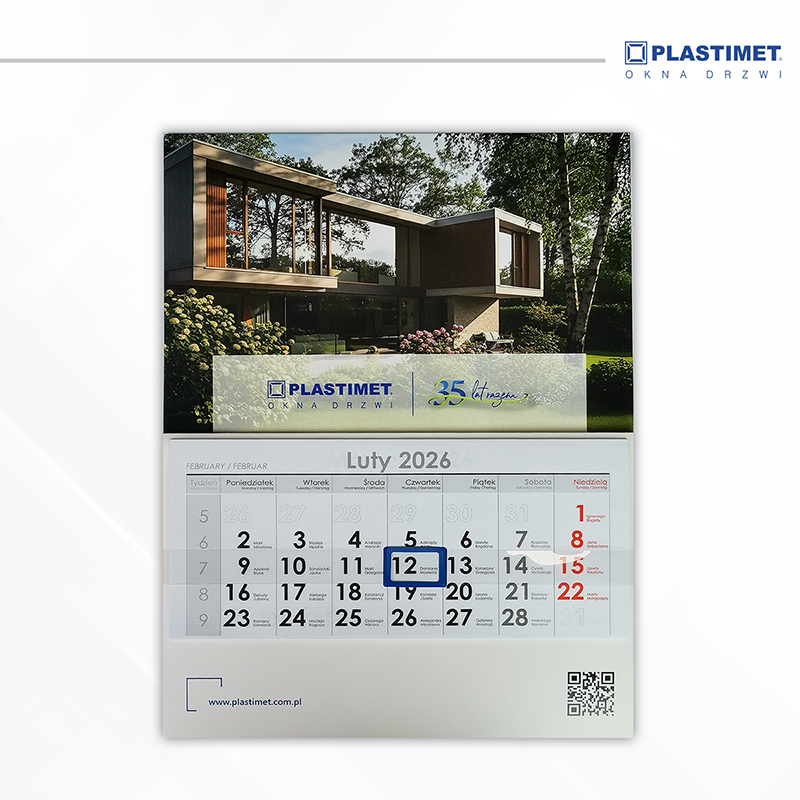 kalendarz ścienny plastimet 2026