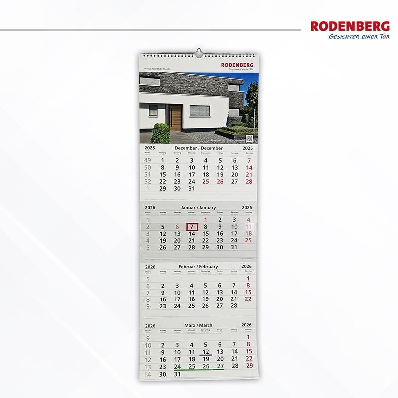 kalendarz ścienny rodenberg 2026