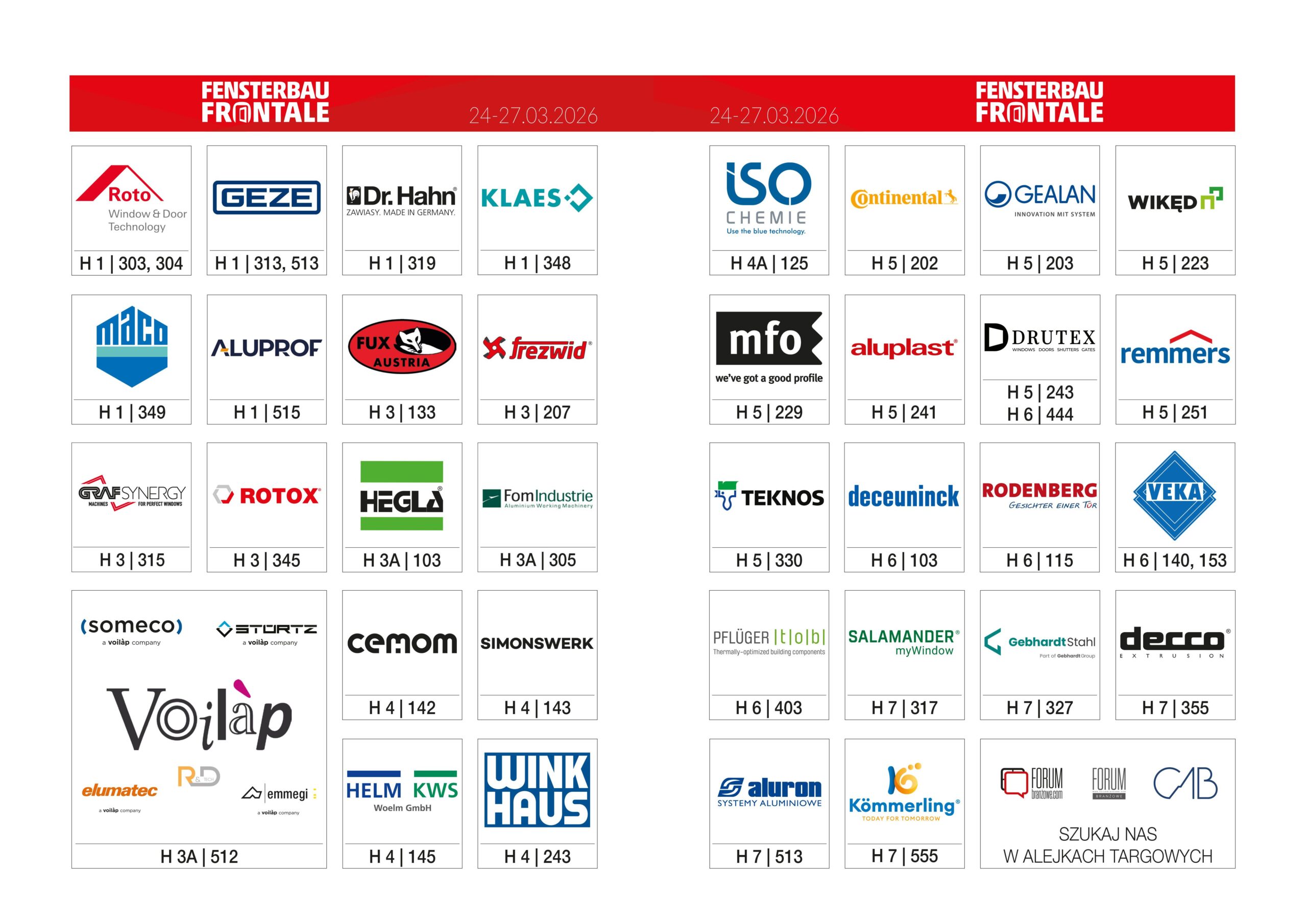 Fensterbau Frontale 2026 awatary FF_ok