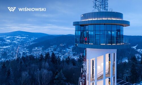 WIŚNIOWSKI: Wieża widokowa na Górze Parkowej