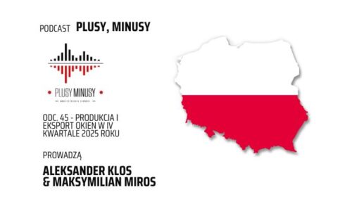 Plusy, minusy #45 – Produkcja i eksport okien w IV kwartale 2025 roku