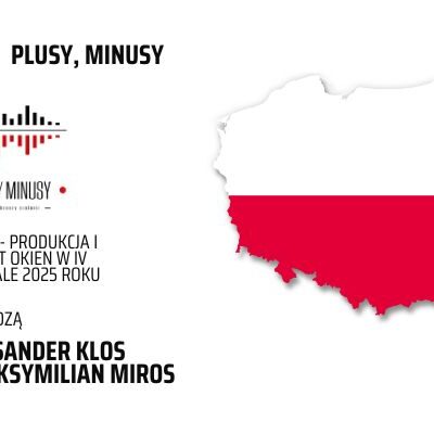 Plusy, minusy #45 – Produkcja i eksport okien w IV kwartale 2025 roku