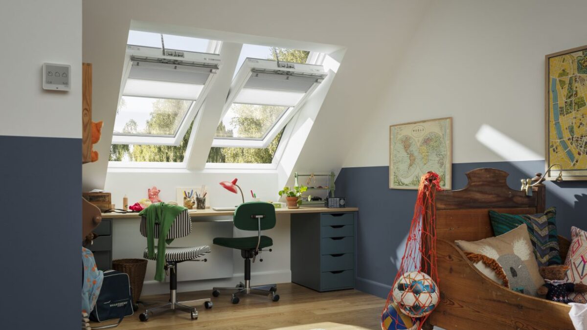 okna dachowe Velux zdalnie sterowane