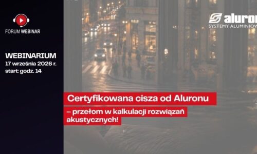 Akustyka stolarki Aluron