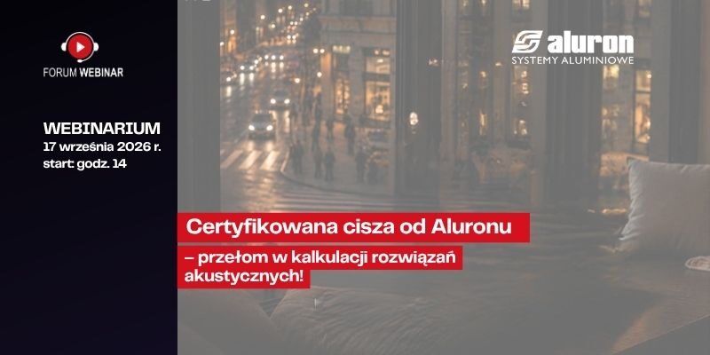 Akustyka stolarki Aluron